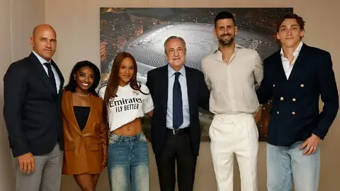 ¡Aficionado merengue! El tenista serbio Novak Djokovic visitó al Real Madrid