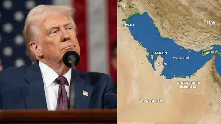 Donald Trump ahora busca cambiarle el nombre al Golfo Pérsico por Golfo de Arabia