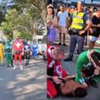 VIDEO: Policía se disfraza de los Power Rangers para detener ladrones en Carnaval de Brasil