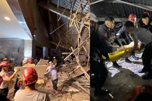VIDEO: Colapsa techo de centro comercial en Perú: hay muertos y bastantes heridos