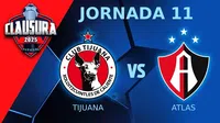 Tijuana vs Atlas: ¿Cuándo y dónde ver el juego de la J11 del Clausura 2025?