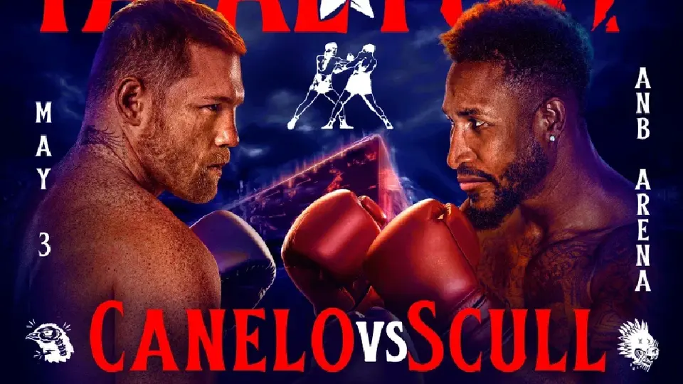 ¡Va diferida! Pelea Canelo vs Scull será transmitida en México una hora después