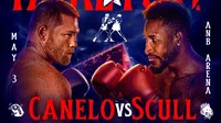 ¡Va diferida! Pelea Canelo vs Scull será transmitida en México una hora después