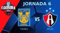 Tigres vs Atlas: ¿Cuándo y dónde ver la jornada 6 de la Liga MX?