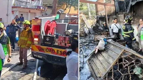 Menor muere y tres heridos tras explosión por gas en vivienda de Álvaro Obregón