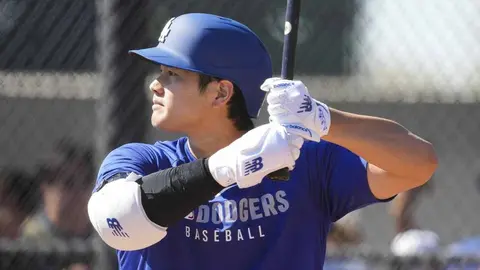 ¡Listo para la temporada! Shohei Ohtani inicia prácticas de bateo para probar su hombro