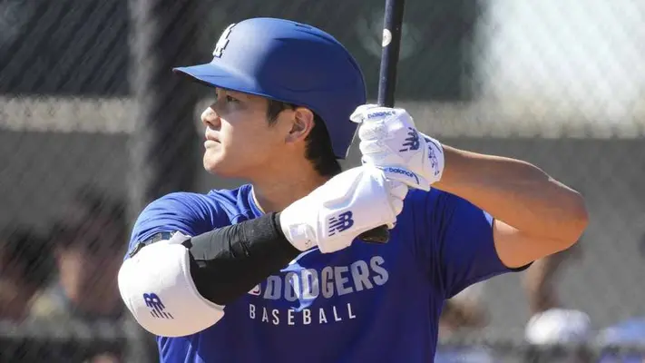 ¡Listo para la temporada! Shohei Ohtani inicia prácticas de bateo para probar su hombro