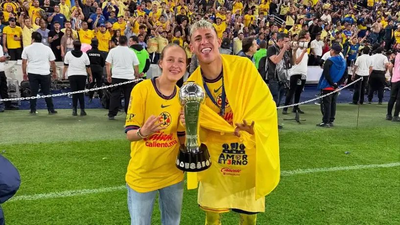 Chicote Calderón asistió a la Queens League para ver el debut de su hermana