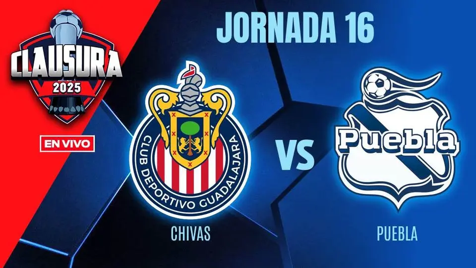 Chivas vs Puebla EN VIVO Liga MX Jornada 16 Clausura 2025