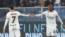 Con asistencia de Santiago Giménez, AC Milan remonta ante Genoa de Johan Vásquez