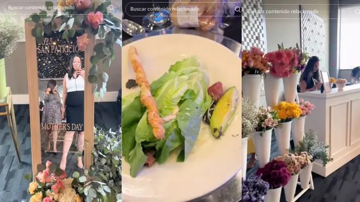 Día de las Madres 2025: Mamá presume lujoso festejo lleno de comida gourmet, flores y regalos