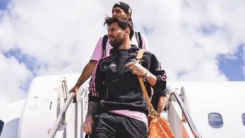 Messi presume nuevo look previo al amistoso del Inter Miami en San Pedro Sula