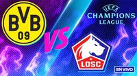 Borussia Dortmund vs Lille EN VIVO UEFA Champions League Octavos Final Ida