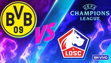 Borussia Dortmund vs Lille EN VIVO UEFA Champions League Octavos Final Ida