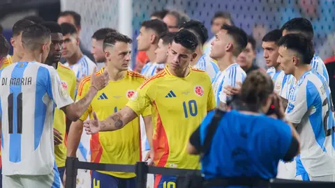 James Rodríguez sobre la derrota de Colombia en Copa América: "El árbitro favoreció a Argentina"