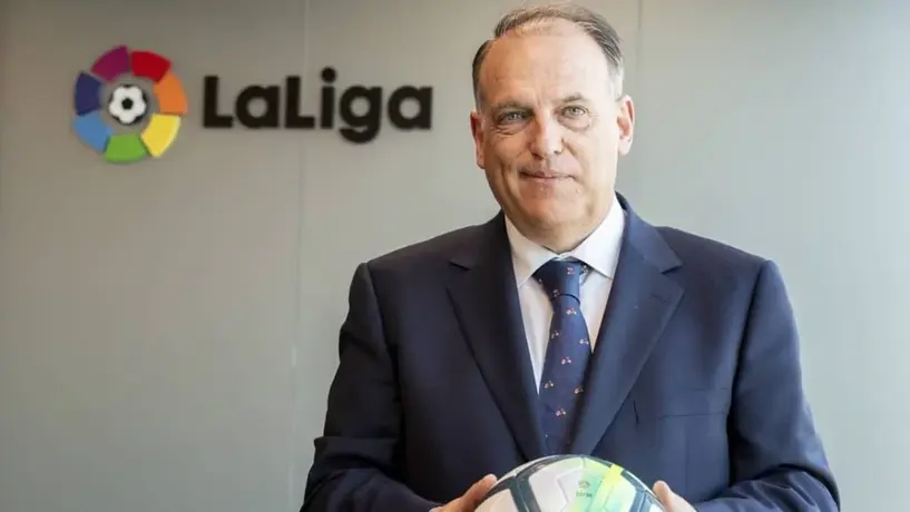 Javier Tebas sobre la piratería en transmisiones de futbol: "El consumidor no paga a quien debería"