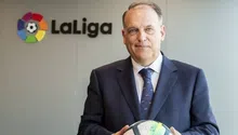 Javier Tebas sobre la piratería en transmisiones de futbol: "El consumidor no paga a quien debería"