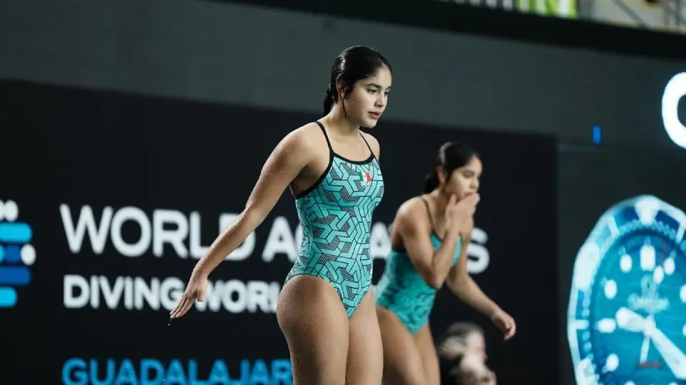 ¡Históricas! Hermanas Lía y Mía Cueva se cuelgan la plata en la Copa del Mundo de Clavados 2025