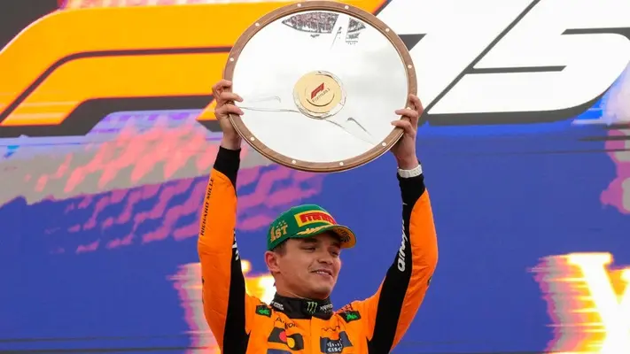 Lando Noris gana caótico Gran Premio de Australia en inicio de la F1