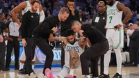 Jayson Tatum termina lesionado en juego 4 entre Celtics y Knicks