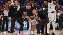 Jayson Tatum termina lesionado en juego 4 entre Celtics y Knicks