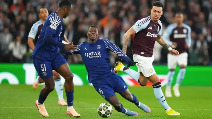 Aston Villa remonta, pero no le basta y PSG avanza a Semifinales de Champions League