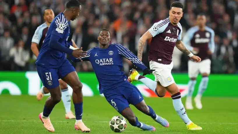 Aston Villa remonta, pero no le basta y PSG avanza a Semifinales de Champions League