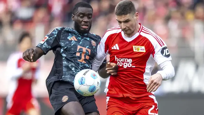 Bayern Munich deja ir la ventaja y empata en su visita a Unión Berlín
