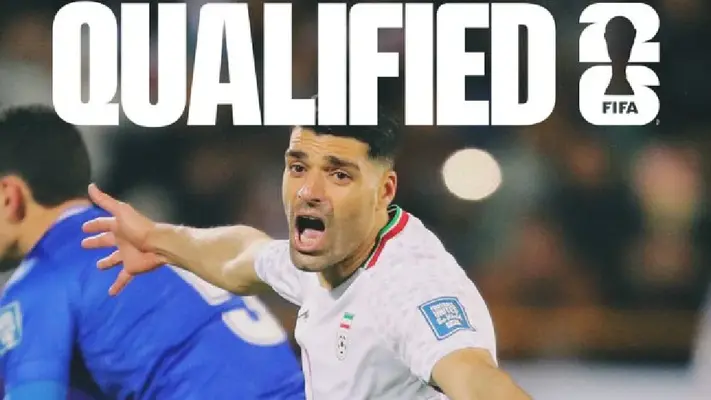 Irán se clasifica al Mundial 2026 tras empatar con Uzbekistán