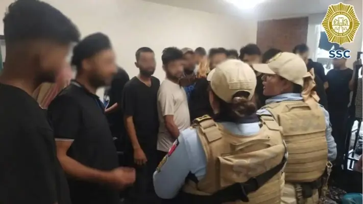 SSC rescata a 27 migrantes secuestrados en un hotel de CDMX