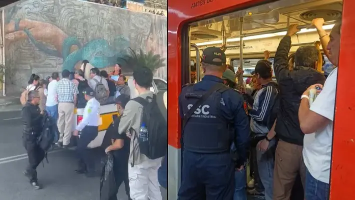 ¡Suspenden servicio de Línea 2 del Metro! Miles de usuarios fueron afectados
