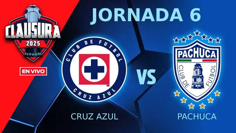 Cruz Azul vs Pachuca EN VIVO Liga MX Clausura 2025 Jornada 6