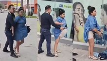 VIDEO: Mujer finge embarazo para robarse pantalones y playeras de Coppel