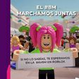 8M 2025: Convocan a la primera marcha virtual en Roblox contra la violencia de género