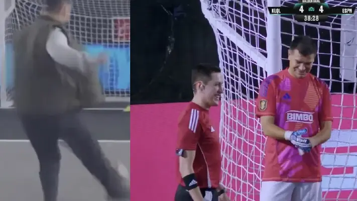 Analistas de ESPN derrotaron a los presidentes de las Kings y Queens League en gol de oro