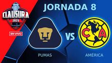 Pumas vs América EN VIVO Clásico Capitalino Liga MX Clausura 2025 Jornada 8