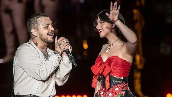 VIDEO: Señalan a Ángela Aguilar de hacerle desplante a Christian Nodal