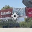 Estadio Banorte: Cubren "Azteca" a las afueras del Coloso para colocar nuevo nombre