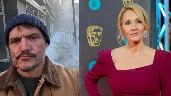 Pedro Pascal ataca a J.K. Rowling por comentarios transfóbicos