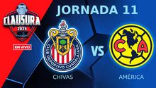 Chivas vs América EN VIVO Liga MX Jornada 11 Clausura 2025