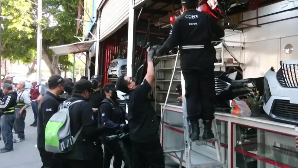 Van más de 230 personas detenidas por robo de autopartes