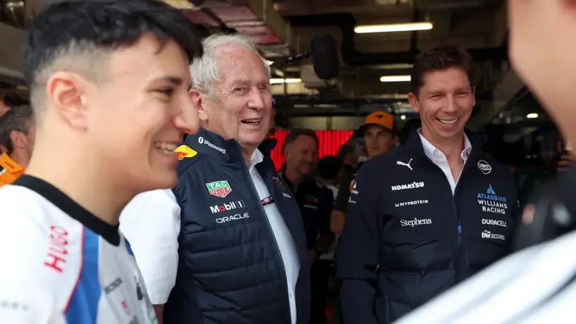 ¿Le cierra las puertas a Colapinto? Helmut Marko explicó visita a Alpine en China
