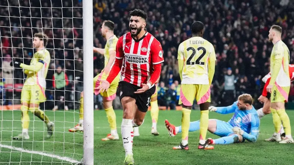 PSV le da la vuelta a la serie y eliminó a la Juventus en Champions League