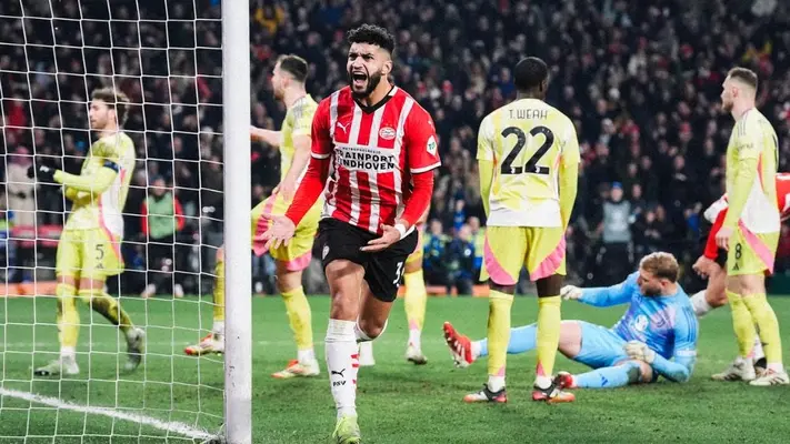 PSV le da la vuelta a la serie y eliminó a la Juventus en Champions League