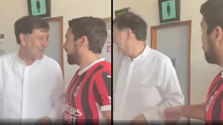 VIDEO: Hijo de Felipe Calderón encara a Fernández Noroña por llamar a su padre ‘Tomandante Borolas’