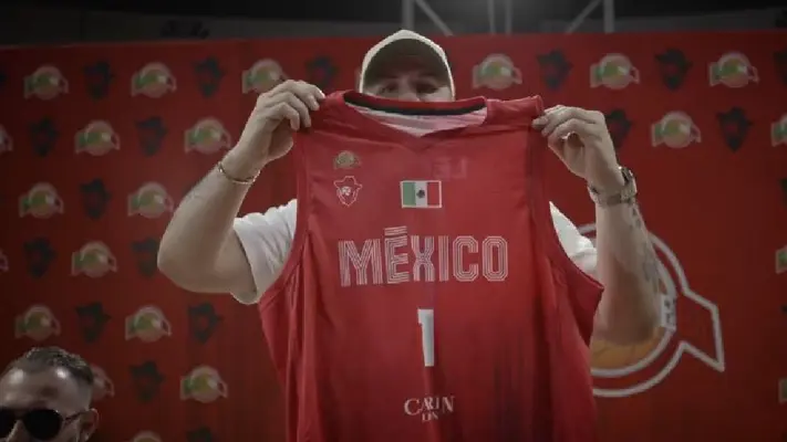 Carín León es nuevo patrocinador de la Selección Mexicana de Basquetbol