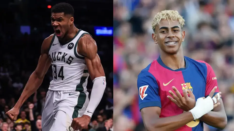 Giannis Antetokounmpo revela su admiración por Lamine Yamal, joya del FC Barcelona