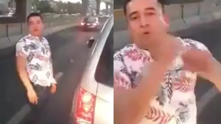 VIDEO: Detienen ambulancia en CDMX, agresor se identificó como agente del MP