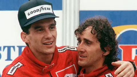 Alain Prost confiesa que recibe constantemente mensajes 'hostiles' de aficionados de Ayrton Senna
