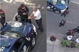 Detienen a Alfredo 'N', un hombre mayor que estaba plantando un árbol en la Benito Juárez